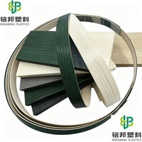 Bande de chant PVC résistante à l'usure Shandong Mingbang, longueur personnalisée en rouleau pour la fabrication de meubles de cuisine