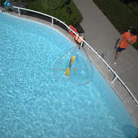 Attraction de touristes Offre Spéciale Le parc d'attractions aquatique monte en forme de coeur Kayak transparent en plastique transparent avec lampe solaire
