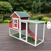 Maison pour animaux de compagnie en bois de taille moyenne, personnalisable, de luxe, moderne, imperméable, écologique, avec imprimé tendance, pour l'hiver, pour l'extérieur