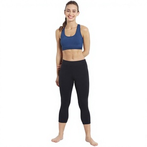 Blue Seamless Sports Bra <b>Cross</b> Strap Workout Bra Lightweight Fitness Crop <b>Top</b> for Yoga Gym Training - Product Image 1
