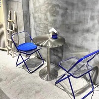 Tables à manger industrielles européennes en acier inoxydable, ensemble de meubles pour maison, restaurant, bar, verre de pierre inclus, vente pour appartement