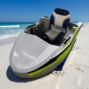 Tricycle électrique à eau à grande vitesse 52 km/h, 18 kW, 72 V, vitesses inversées, kart avec fonctionnalités de jet ski et de requin - Product Image 1