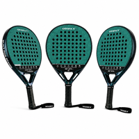 Raquette de padel NODEX de haute qualité en fibre de carbone 18K en forme de diamant, 3D, à friction