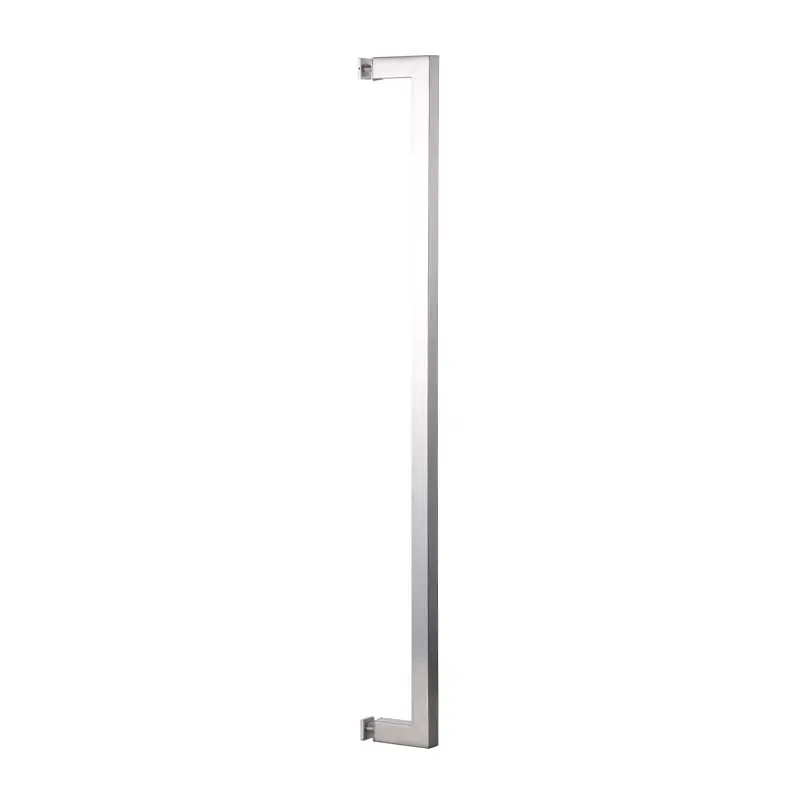 Shower Door Square Tube Handrail Towel Bar Pull Handle Stainless Steel Handle Double Sided 1 Sided Offset Bathroom Glass