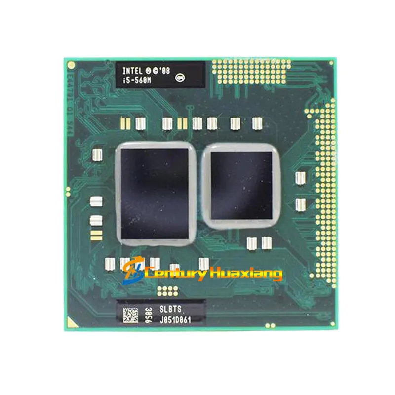 معالج إنتل كور i5 560M 2.66 GHz ثنائي النواة PGA988 SLBTS, وحدة معالجة مركزية لأجهزة الكمبيوتر المحمول G1 / rPGA988A
