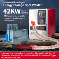 SUNKKO 811H Soudeuse par points industrielle à condensateurs pour stockage d'énergie, machine de soudage par résistance portable pour l'assemblage de batteries