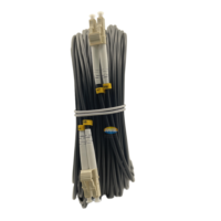 LC/UPC ke LC/UPC lapis baja dupleks Multimode OM4 3mm kabel serat untuk pusat Data, aplikasi saluran serat & Ethernet 10G
