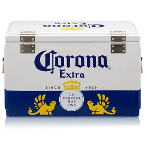 Hộp Làm Mát Bia Ngoài Trời Kim Loại Corona 20L Retro