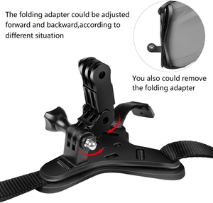 Support de menton pour <span class=keywords><strong>casque</strong></span> de <span class=keywords><strong>moto</strong></span> à fixation rapide et facile pour GoPro Hero13/12/11/ DJI Osmo/ Insta360 X5/X4/X3 - Product Image 3