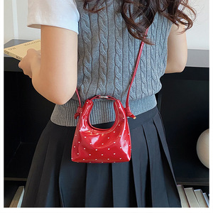 Mini Bolso de Moda para Mujer, Bolso de Mano Texturizado, Bolso Bandolera de un Solo Hombro - Product Image 5