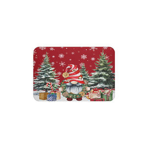 Tapete Navideño de Tierra de Diatomeas, Rectangular, para Interiores, con Diseño de Dibujos Animados, Resistente a las Manchas, para Uso Doméstico - Product Image 2