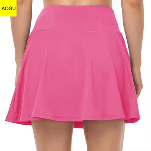 高腰运动高尔夫裙跑步锻炼运动短裤女子网球裙 - Product Image 6