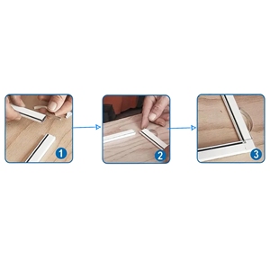 Màn hình căng thẳng mùa xuân Clip-An toàn sửa chữa màn hình trong kênh nhôm-Thép không gỉ bền cho ổn định màn hình - Product Image 3