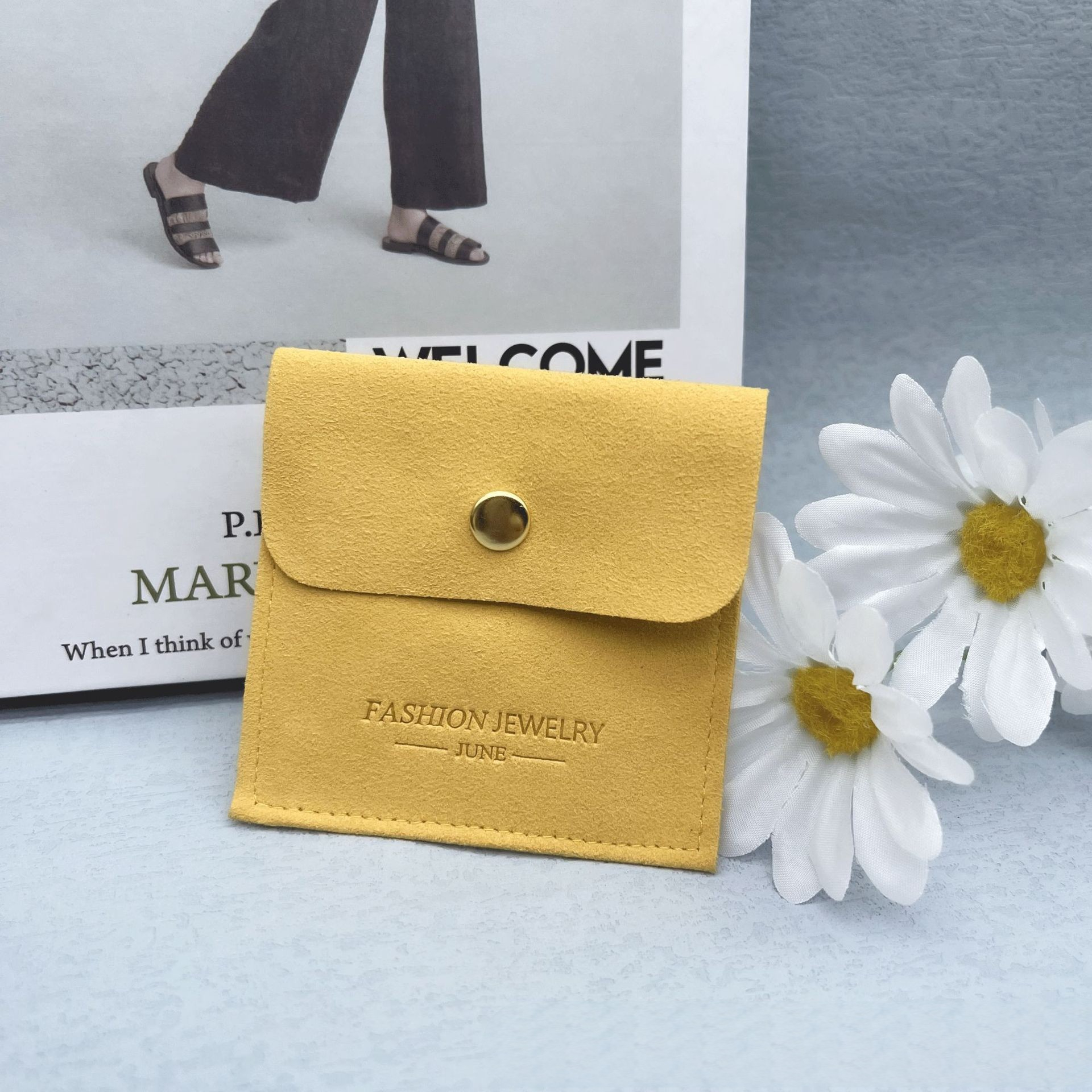 Kaki 8*8cm sac + nternal carte