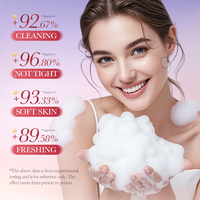 Gel douche parfumé OEM SADOER 300ml pour la douche quotidienne avec des extraits de rose et de fleurs de cerisier