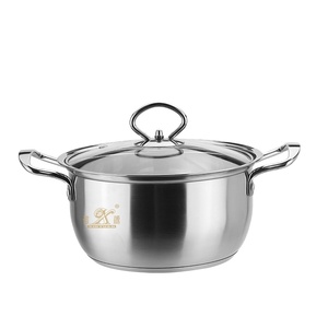 Juego de Ollas y Sartenes de <span class=keywords><strong>Cocina</strong></span> de Acero Inoxidable Moderno y Ecológico de Alta Calidad, 6 Piezas, Apto <span class=keywords><strong>para</strong></span> Horno y Lavavajillas, Venta al por Mayor - Product Image 4