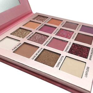 2026 Private Label Eyeshadow Palette Custom Makeup Metallic Powder Eyeshadow Palette with <strong>No</strong> <strong>Logo</strong> - Product Image 3