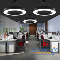 OEM/ODM Iluminación Decorativa Conectable Profesional Colgante Led Tira Oficina Lámpara Colgante Hexagonal Listón Luz Lineal