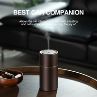 Diffuseur d'huiles essentielles ultrasonique rechargeable en aluminium, style rétro simple, best-seller, pour voiture et chambre