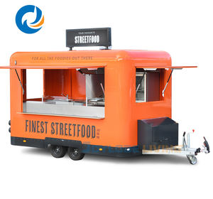 Camion de restauration rapide d'origine entièrement équipée Chariot de nourriture mobile Remorque en bon état - Product Image 2