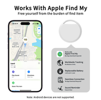 Localisateur Android compatible Google Find My Device, GPS, étanche IP68, pour valise, animal de compagnie, anti-perte, autonomie de 1 an
