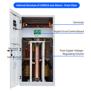 1000kva Thyristor <span class=keywords><strong>SCR</strong></span> điện áp ổn định tự động tĩnh ba pha Điện áp ổn định điện tử - Product Image 4