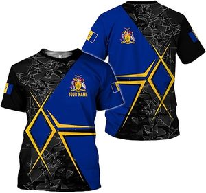 เสื้อทีเชิ้ตบาร์เบโดสออกแบบได้ตามต้องการสำหรับผู้ชายเสื้อยืดแขนสั้นสำหรับผู้ชายสวมใส่สบายไม่ระคายเคืองผิว - Product Image 4
