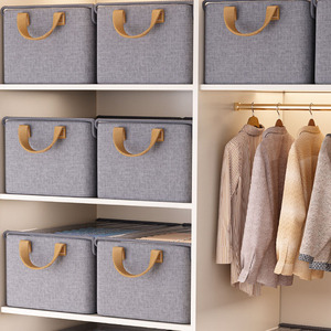 Caja de Almacenamiento Plegable con Tapa, a Prueba de Polvo y Humedad, Organizador Visible para Clasificación de Ropa en Armarios - Product Image 5