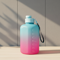 Meilleures ventes - Bouteilles d'eau de sport pour l'extérieur, 2 L (2000 ml), sans BPA, en plastique PETG recyclé