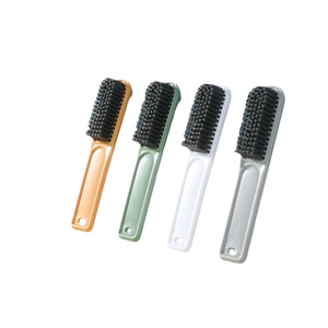 Shoe Brush Set 4 Pieces Nylon Bristles Plastic Handle With Hanging Loop For Cleaning Shoes And Clothes - Product Image 5