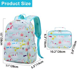 OEM préscolaire sac à dos pour filles petit sac à dos sacs d'école pour filles bambin sac à dos avec boîte à lunch - Product Image 4