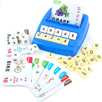 Jeu de société transfrontalier en plastique pour enfants, avec lettres, chiffres et mémoire, pour fêtes