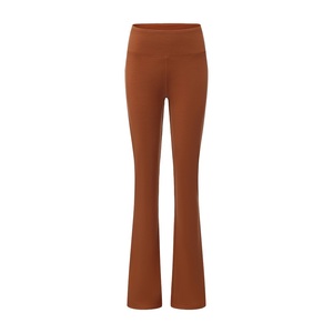Pantalons de sport pour femmes en laine <span class=keywords><strong>mérinos</strong></span>, taille haute, effet lifting des hanches, slim, fitness, gym, running, yoga, pantalon évasé, leggings sans couture - Product Image 1