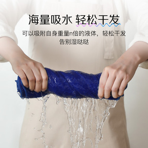 <b>Extra</b> <b>Large</b> Thick <b>Towels</b> Solid Color Rectangle Absorbent For Home Car Cleaning Use - Product Image 3