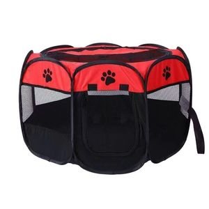 Cross-border pet octagonal fence, dog <b>cage</b>, large dog and cat <b>cage</b>, whelping box, foldable large-sized home pet supplies - Product Image 4