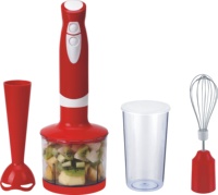 Ensemble mixeur plongeant multifonctionnel à vitesse variable avec commande électrique par bouton-poussoir, design moderne, pour usage domestique