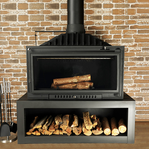 <span class=keywords><strong>Estufa</strong></span> de <span class=keywords><strong>Leña</strong></span> Independiente de Hierro Fundido Resistente a Altas Temperaturas para Interiores, para Sala de Estar - Product Image 1