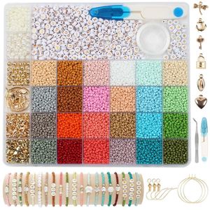 Hot Selling Seed Bead Jewelry Bracelet Making <b>Set</b> <b>Girl</b> Adult Friendship Bracelet <b>Set</b> Jewelry Making DIY Craft <b>Gift</b> - Product Image 4