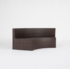 Canapé circulaire d'extérieur en rotin résistant aux intempéries, confortable et imperméable pour <span class=keywords><strong>jardin</strong></span> et patio - Product Image 3