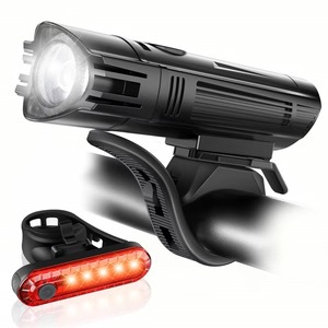 Casque d'extérieur puissant vélo phare <span class=keywords><strong>avant</strong></span> feu arrière route montagne cyclisme lumineux USB Rechargeable vélo lumière ensemble - Product Image 1