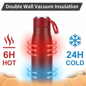 Bouteille d'eau isotherme en acier inoxydable 304 de haute qualité pour hommes, femmes et enfants, idéale pour les voyages et la randonnée – Vente en gros - Product Image 6