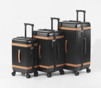 Valise à roulettes de 20/24/28 pouces à 3 roues universelles Bagages d'affaires et de voyage étanches et durables avec porte-gobelet extensible