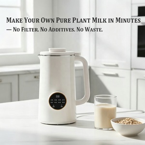 YB808 800W Máquina para Leche de <span class=keywords><strong>Avena</strong></span> y Frutos Secos 8 en 1, 1500ml, Sin Filtro, Autolimpiante, Enchufe Europeo 220-240V, Máquina Sostenible para Leche Vegetal Casera - Product Image 1