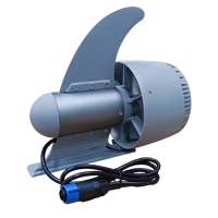 Kit moteur Ocean Surfing: moteur électrique étanche 600W avec poussée de 10kg et batterie au lithium B1 (certifiée IP67)
