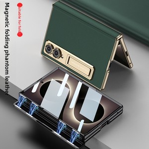 เคสโทรศัพท์แบบพับได้พร้อมตัวป้องกันบานพับ ฟิล์มเคลือบไฟฟ้าพร้อมขาตั้งในตัว เหมาะสำหรับเคสโทรศัพท์ ZFold8 - Product Image 1