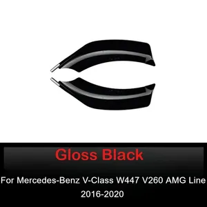 StarNav Pour V-Class W447 V260 AMG Line 2016-2020 Spoiler de pare-chocs avant, cache de protection avant, kit carrosserie - Product Image 2