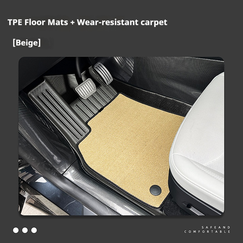 Alfombrillas TPE + alfombra resistente al desgaste