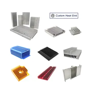 Aluminium-Extrusion kühlkörper Aluminium-Extrusion 6063 Kunden spezifischer extrudierter Kühlkörper kühlkörper