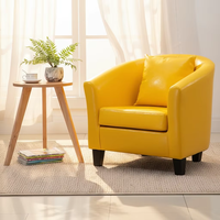 Fauteuil de détente moderne et confortable avec mousse haute densité pour appartement résidentiel, chambre et bureau à domicile