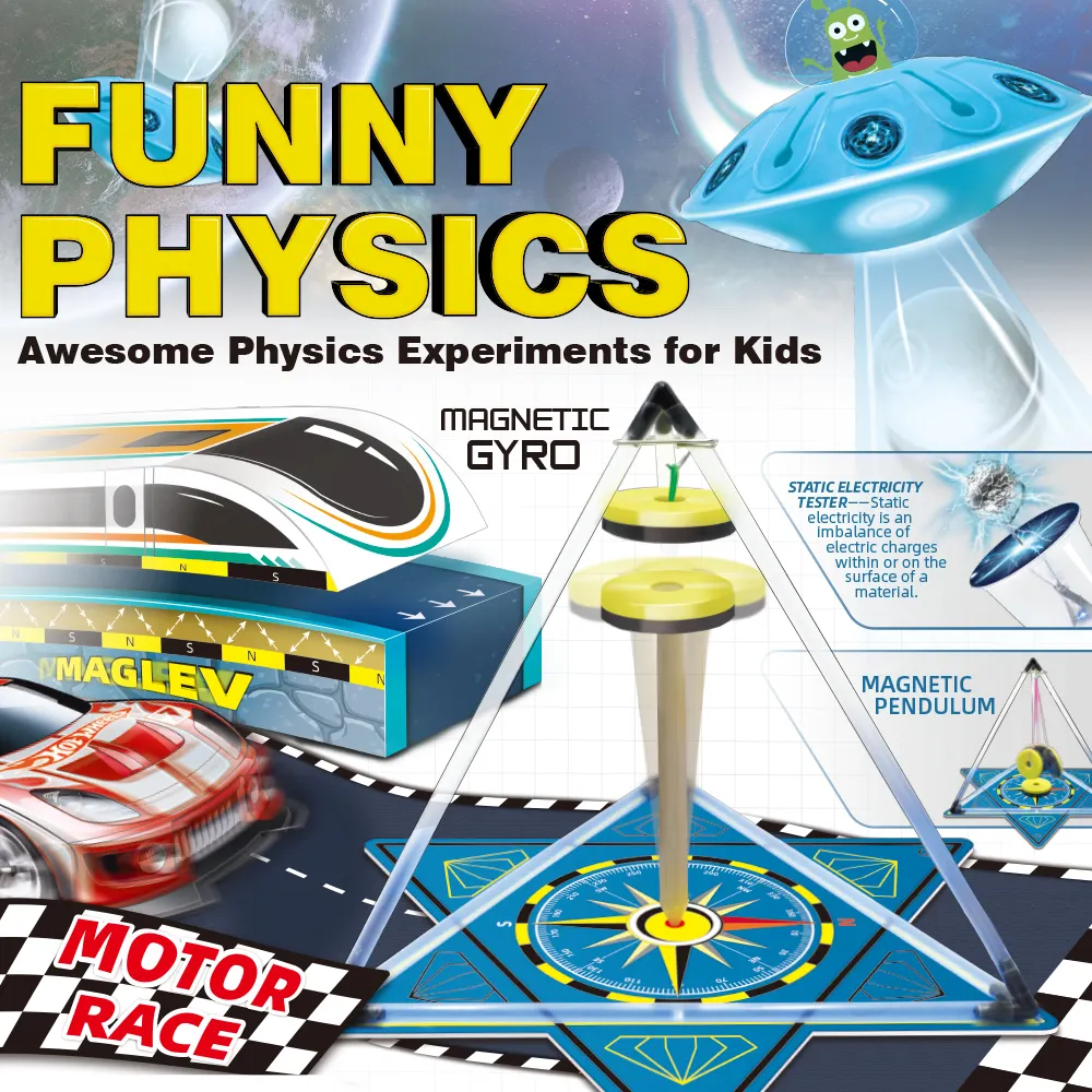 Best Selling Kids Science Experiment Kit Funny Physics STEM Educational Lab Toy DIY Gift Set For Boys And Girls